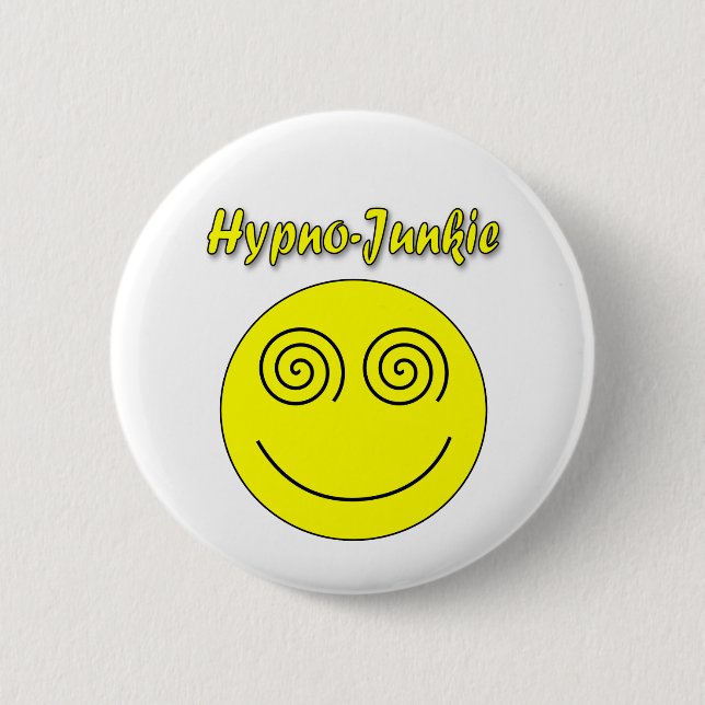 Hypno-Junkie Button (Vorderseite)