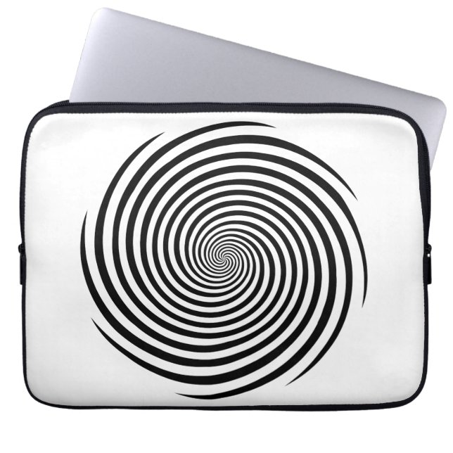 Hypnose Spiral Laptopschutzhülle (Vorderseite)