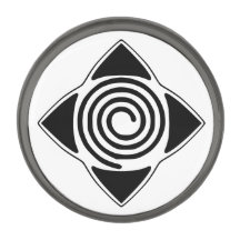 Hypnose Überall Logo Spirale Symbol Lapel Pin
