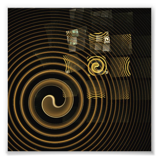 Hypnosis Abstrakt Art Foto Print (Vorne)