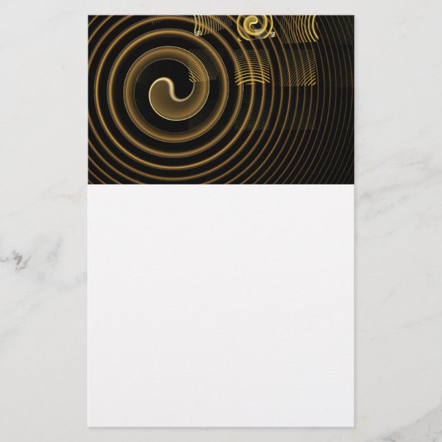 Hypnosis Abstrakt Art Stationery Briefpapier (Vorderseite)
