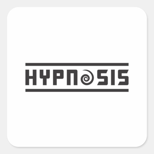 Hypnosis Best Hypnotizer Hypnotic Gift Quadratischer Aufkleber (Vorderseite)