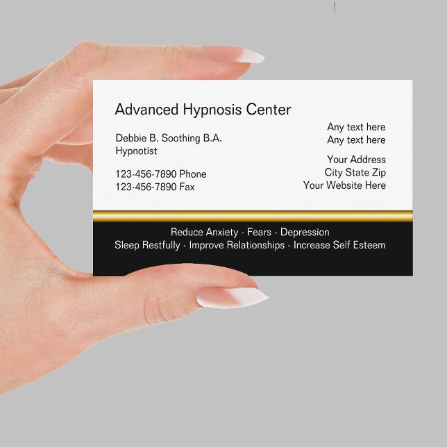 Hypnosis Business Cards Visitenkarte (Von Creator hochgeladen)