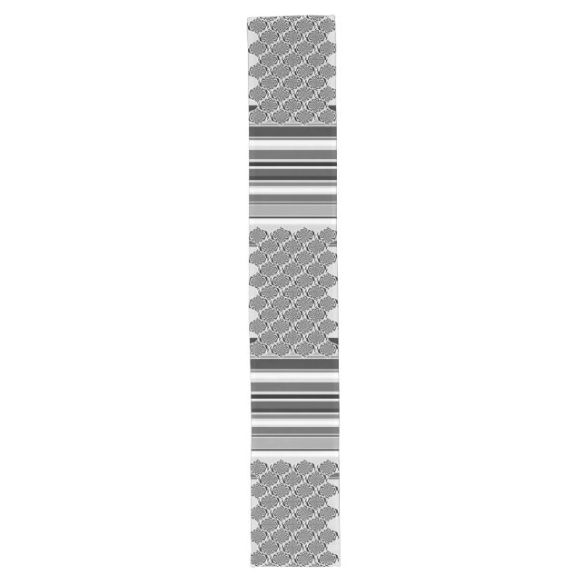 Hypnosis Stripes Pattern + Ihre Ideen Großer Tischläufer (Vorderseite)