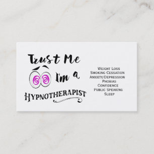 Hypnotherapist de carte de visite de hypnothérapi