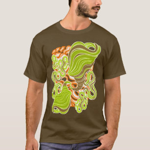 Hypnotic Amorphous Phantasmagoric Modern Groovy T-Shirt