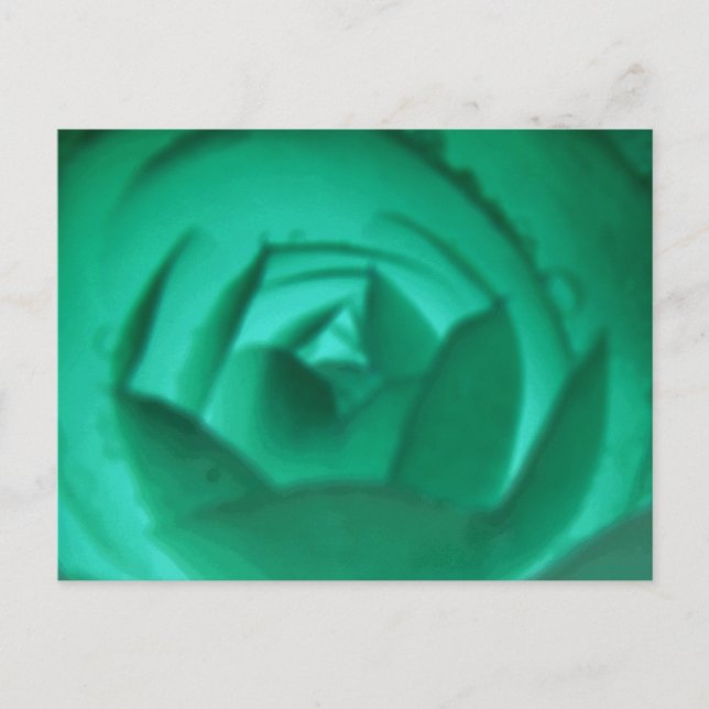 Hypnotic Camellige Blume Postkarte (Vorderseite)