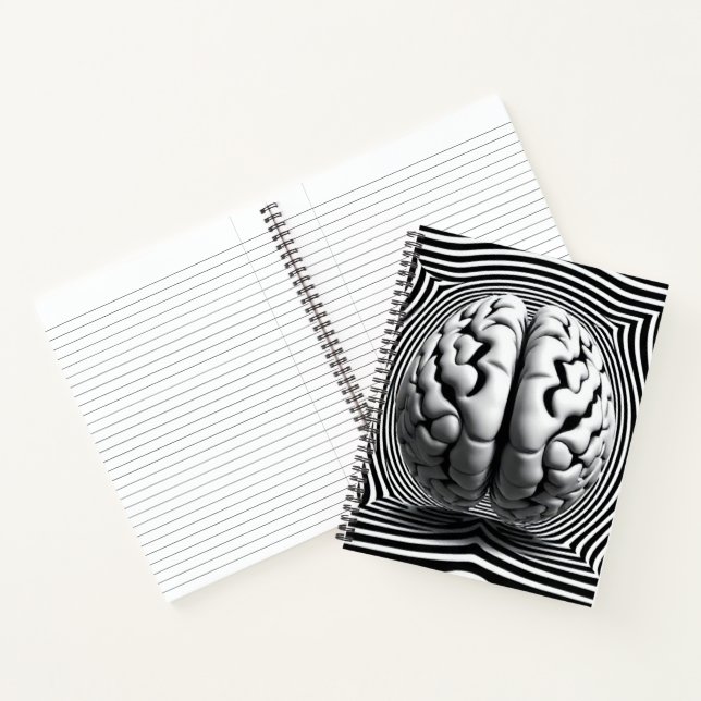 Hypnotic Mind Maze Notizbuch (Innenseite)