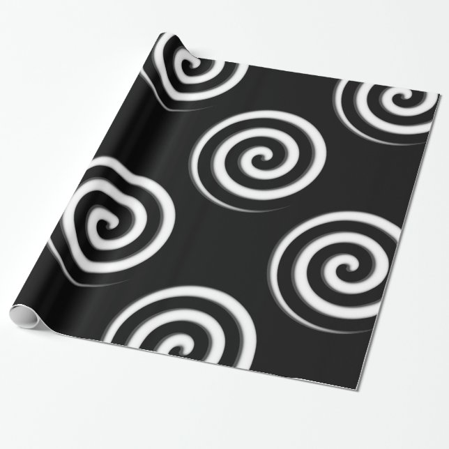Hypnotic Spiral Geschenkpapier (Ungerollt)
