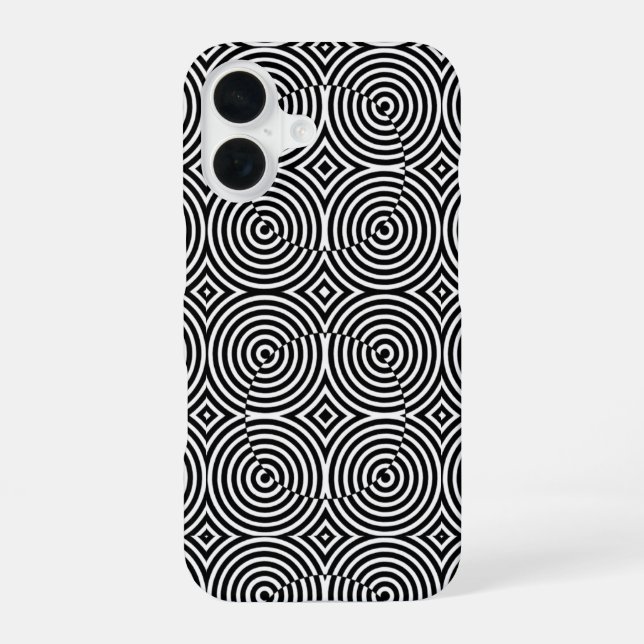 Hypnotic Swirl Case-Mate iPhone 16 Fall Hülle (Rückseite)