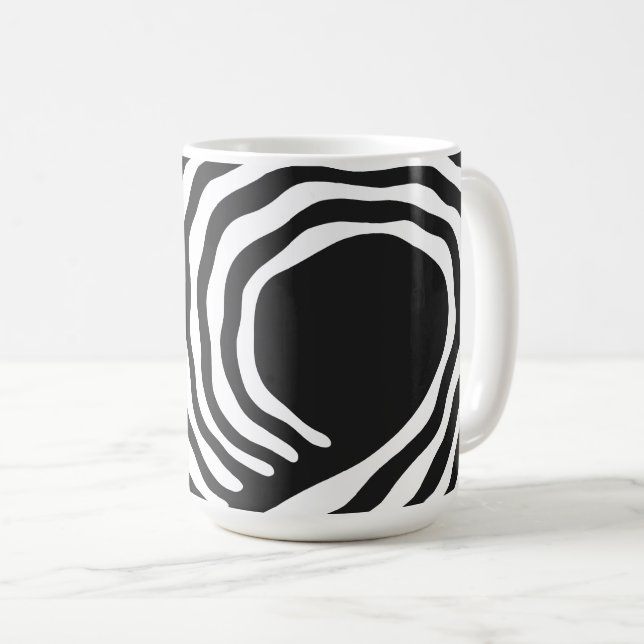 Hypnotic Wave Kaffeetasse (VorderseiteRechts)