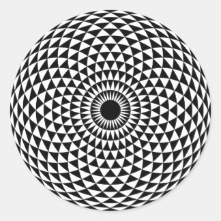 Hypnotikaufkleber Runder Aufkleber