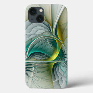 Hypnotische Abstrakt Golden Turquoise Aquamarines Case-Mate iPhone Hülle