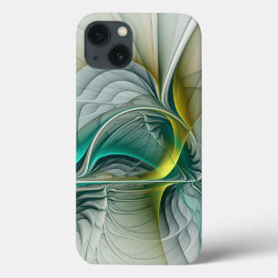 Hypnotische Abstrakt Golden Turquoise Aquamarines Case-Mate iPhone Hülle