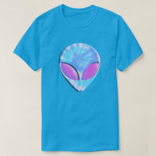 Hypnotische Alien Gefärbte Krawatte T-Shirt