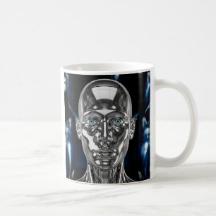 Hypnotische Augen-Chromandroid Kaffeetasse