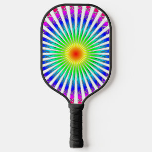 Hypnotische Blume Pickleball Schläger