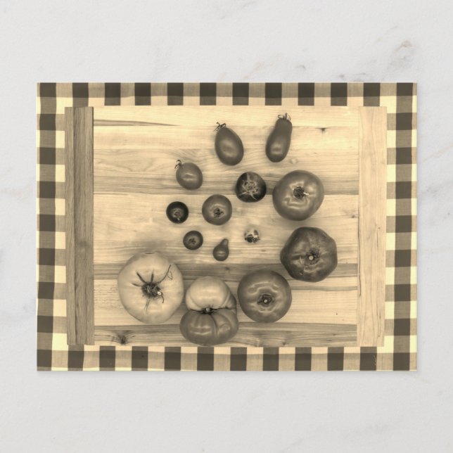 Hypnotische Heirloom-Tomaten - Postkarte (Vorderseite)