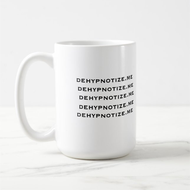 Hypnotische Kaffee-Tasse Kaffeetasse (Links)