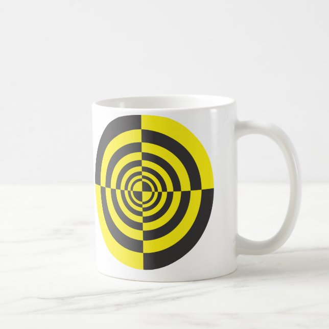 Hypnotische Kreise Kaffeetasse (Rechts)