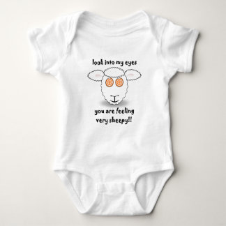 hypnotische Schafe Baby Strampler
