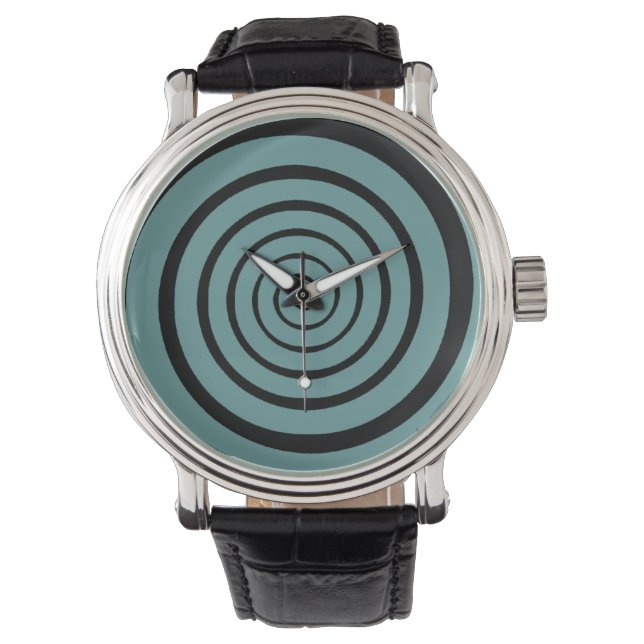 hypnotische Spiralzeit Armbanduhr (Vorderseite)
