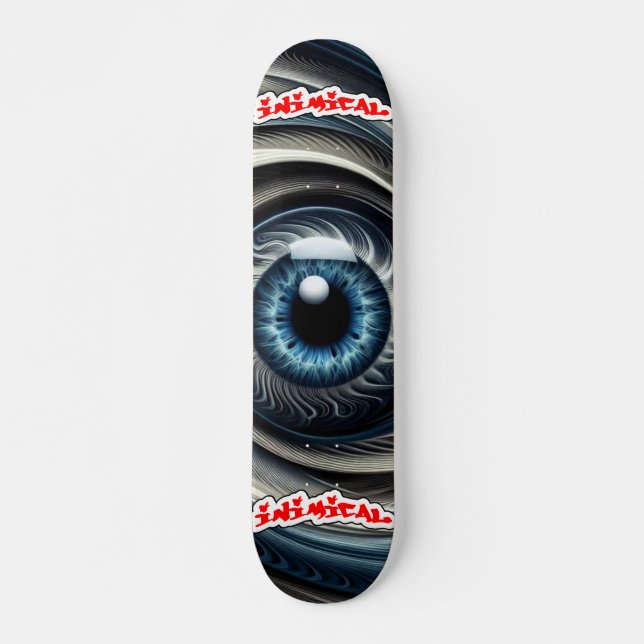 Hypnotisches Auge Skateboard (Vorne)
