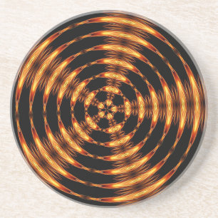 Hypnotisches Gold Untersetzer