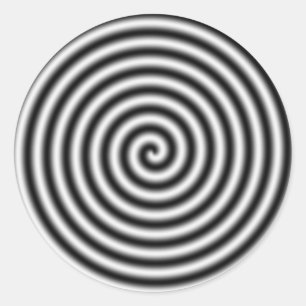 hypnotisierend runder aufkleber