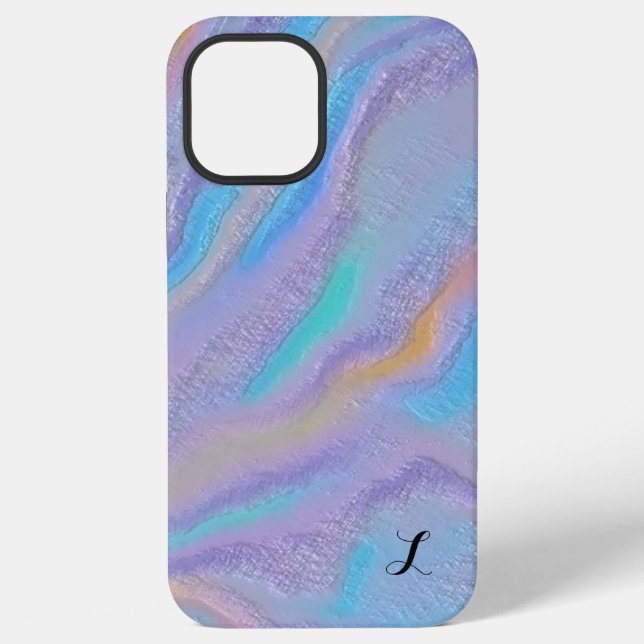 Hypnotisierender Irisstein iPhone 12 Pro Max Hülle (Rückseite)