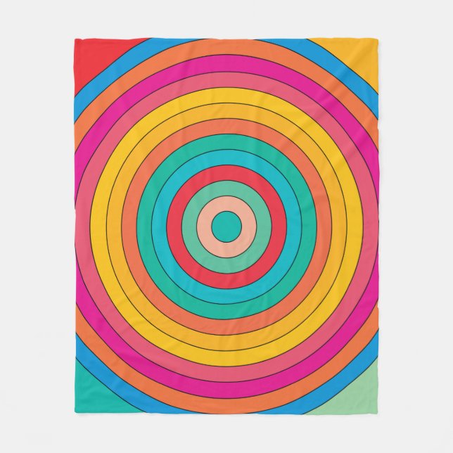 Hypnotisierte Blanket(Mittel) Fleecedecke (Vorderseite)