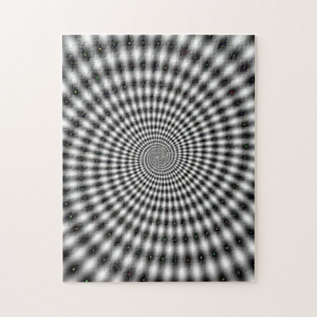 Hypnotisierung der optischen Illusion Spiral (Vertikal)