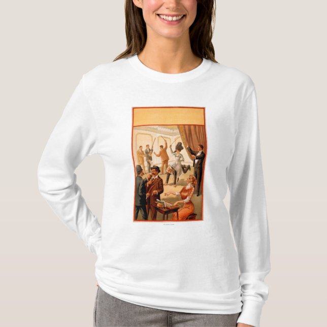 Hypnotiststeuerraum des Leute-Theaters T-Shirt (Vorderseite)