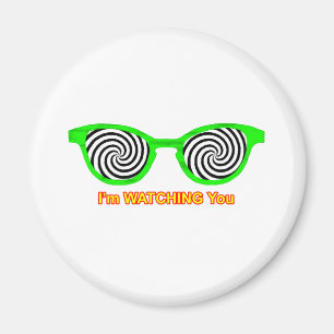Hypnotize Sonnenbrille grüner Rand The MUSEUM anse Magnet