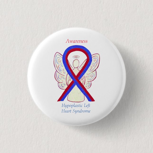 Hypoplastisch Verlassen Herzsyndrom HLHS-Multifunk Button (Vorderseite)