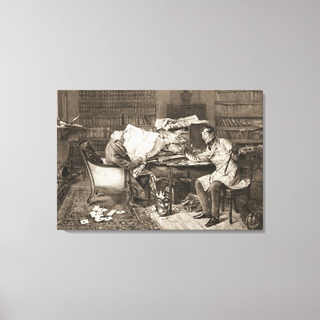 Hypothek 1899 leinwanddruck (Vorderseite)