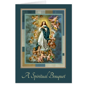 Hypothèse traditionnelle Mary de bouquet spirituel