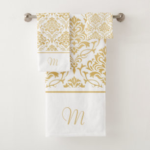 Hypothèses vintages en or et blanc monogramme 2