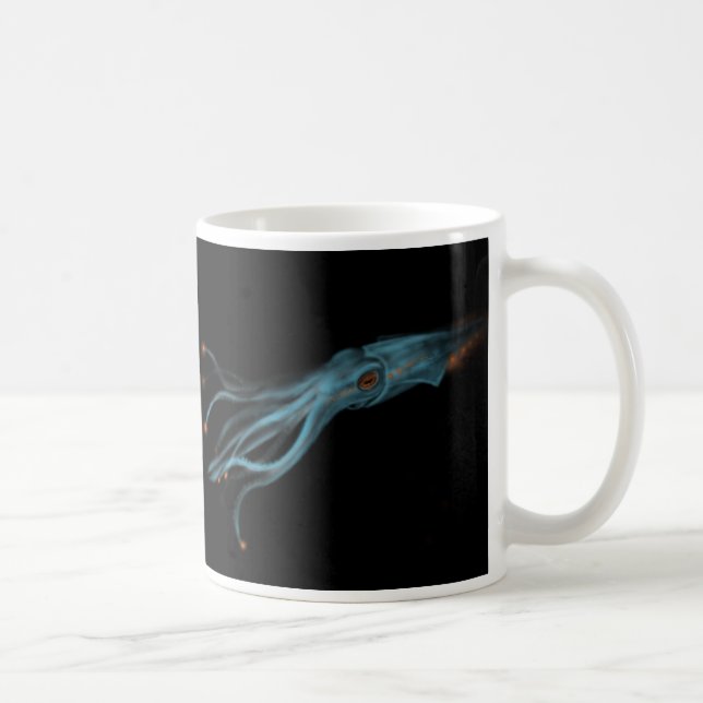 Hypothetische Tintenfisch-Tasse Kaffeetasse (Rechts)