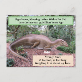 Hypsibema- Dinosaurier - Lernkarte Postkarte