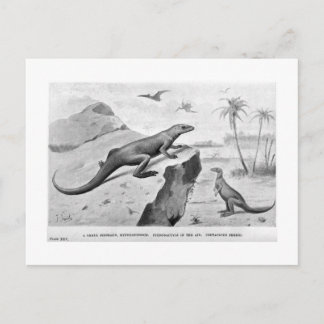 Hypsilophodon-Kunstpostkarte Postkarte