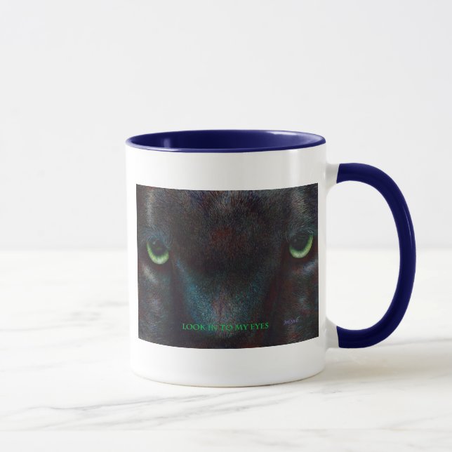 Hyptnotist der schwarze Panther Tasse (Rechts)