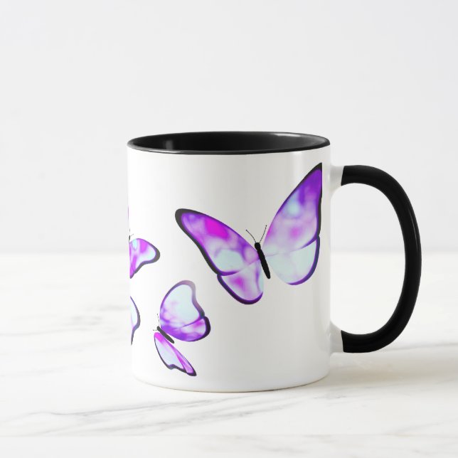 Hyriopsis Perlen-Blick-Schmetterlings-Tasse Tasse (Rechts)