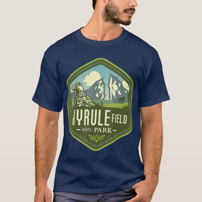 HYRULE Nationalpark TETON Wanderlust T-Shirt (Vorderseite)