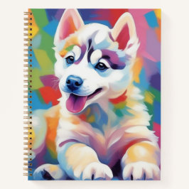 Hysky in der Abstrakten Welt! Notizbuch