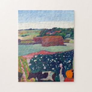 Hystacks in der Bretagne von Paul Gauguin