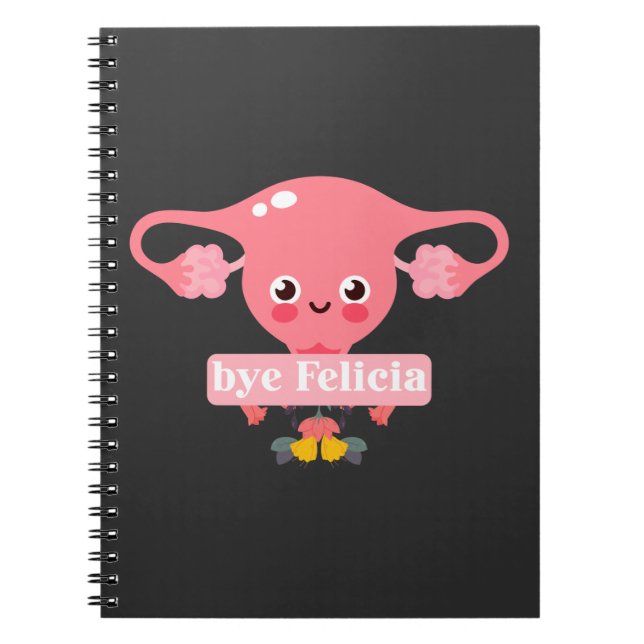 Hysterectomy Surgery Recovery Uterus Felicia Notizblock (Vorderseite)