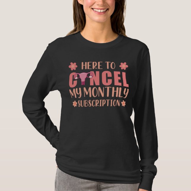 Hysterektomie Unterstützung des Uterusentfernungsü T-Shirt (Vorderseite)
