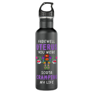 Hysterektomie Uterus Operation Survivor Supracervi Edelstahlflasche