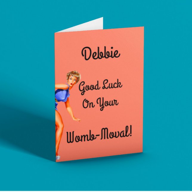 Hysterektomie Viel Glück Funny Vintag Karte (Von Creator hochgeladen)